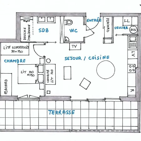 Avec Balcon Terrasse Plein Sud Proche Et Centre Wifi Appartement *